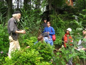 Joe Hollis, botanist and horticulturist, at Mountain Gardens