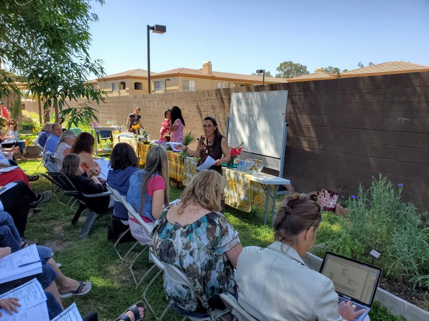 JoAnn Sanchez garden class from 2019 Southwest Conference