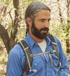 John Slattery teaching in the field on bioregional herbalism