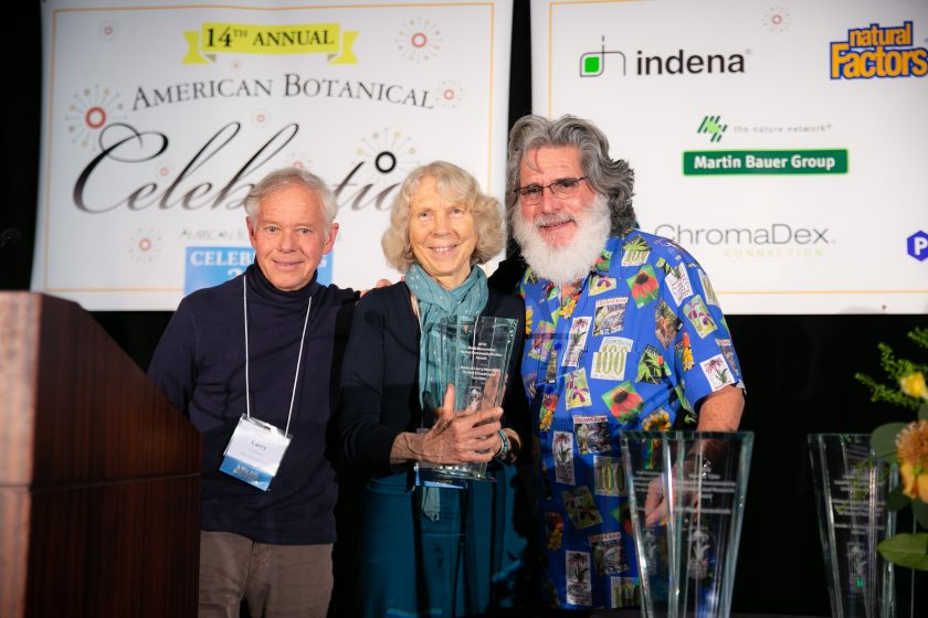 Wardwells and Mark Bluementhal after ABC Award presentation